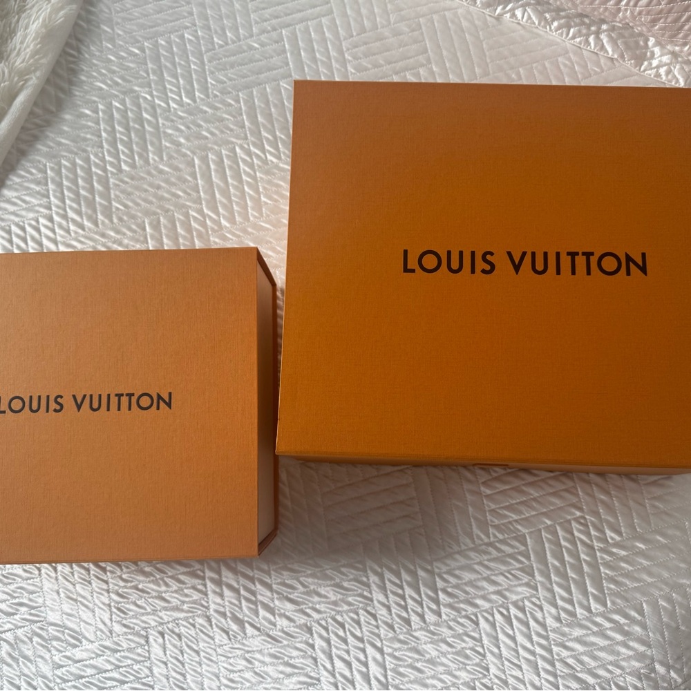 Louis Vuitton Signature Orange Boxes